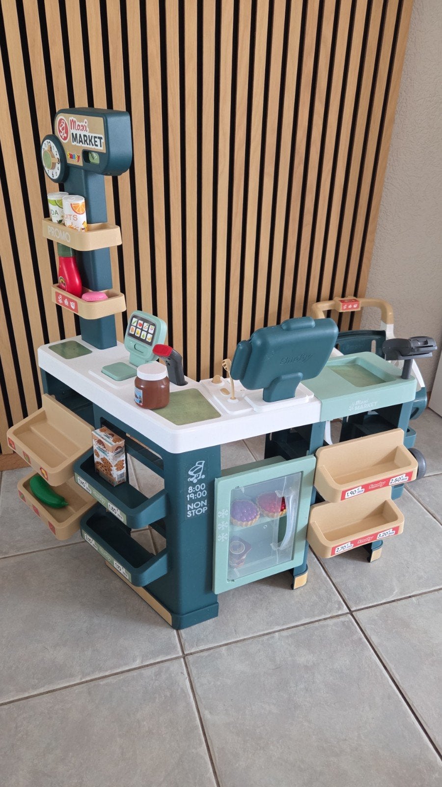 Smoby Supermarket maxi winkeltje, Ophalen, Gebruikt, Kunststof