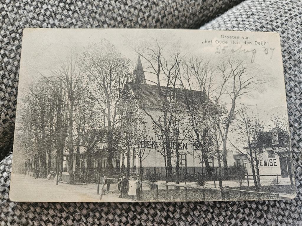 Het Oude Huis den Deijl, Verzamelen, Ansichtkaarten | Nederland, Gelopen, Gelderland, Voor 1920, Ophalen of Verzenden