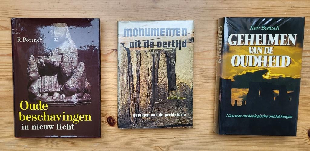 3 boeken archeologie, Ophalen of Verzenden, Zo goed als nieuw