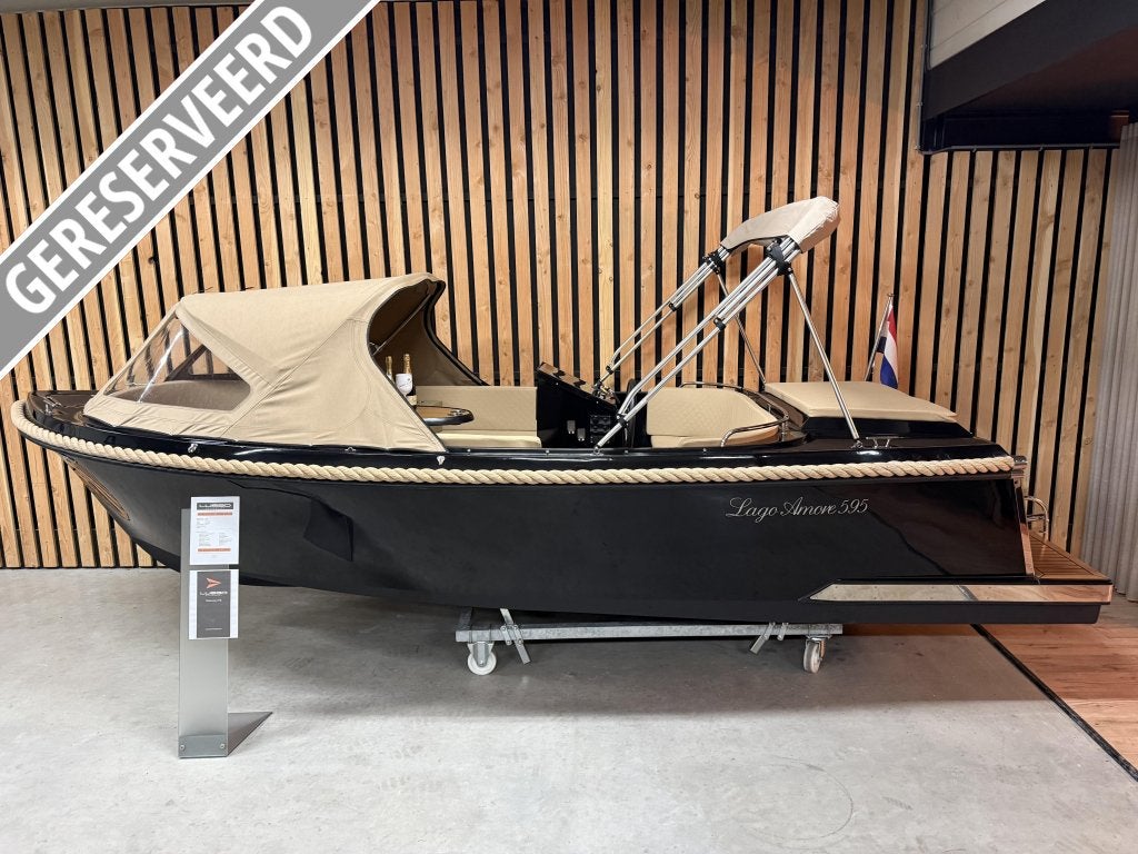 NwStaat LAGO AMORE 595 LUXURY '20PK SUZUKI' BIMINI LED! Bj22