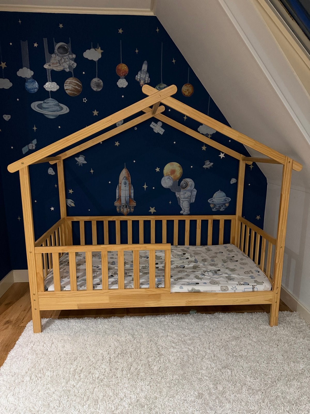 Petite Amelie Bedhuisje/Juniorbed Maison 160x80 cm Naturel, Ophalen, Zo goed als nieuw