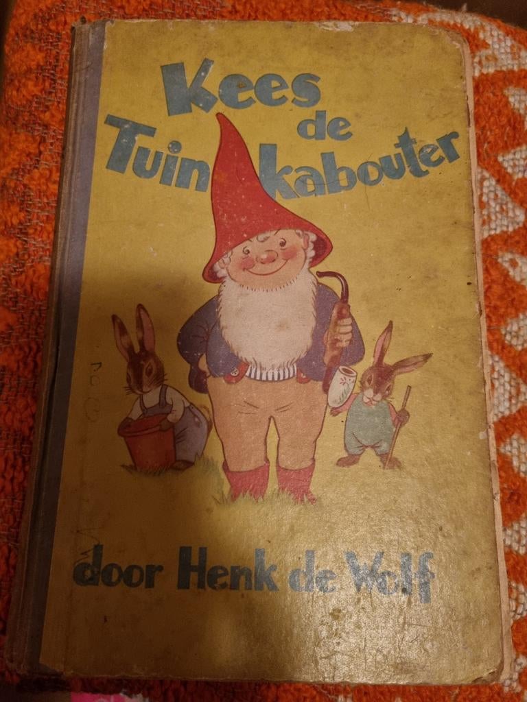 Kees de Tuinkabouter door Henk de Wolf - Vintage Kinderboek, Boeken, Ophalen of Verzenden, Gelezen, Henk de Wolf, Sprookjes