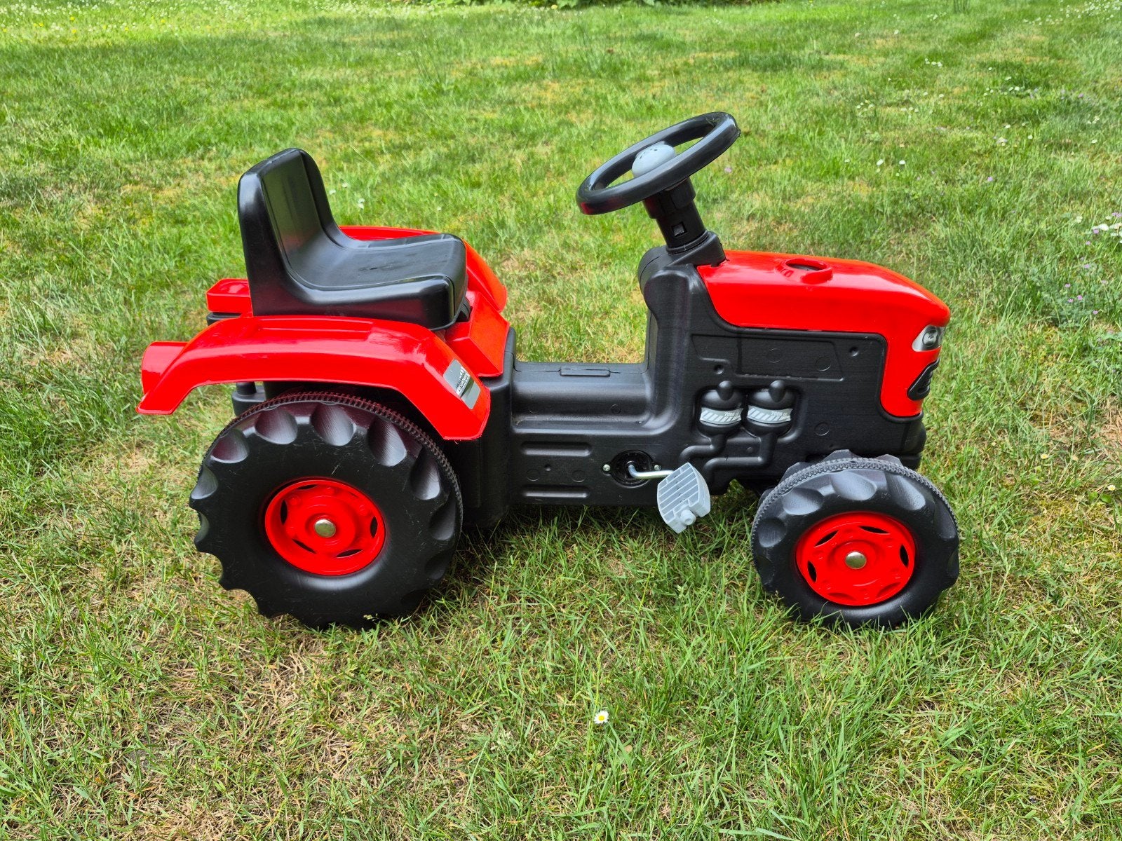 Rode traptractor voor kinderen, Ophalen, Zo goed als nieuw, Trapvoertuig