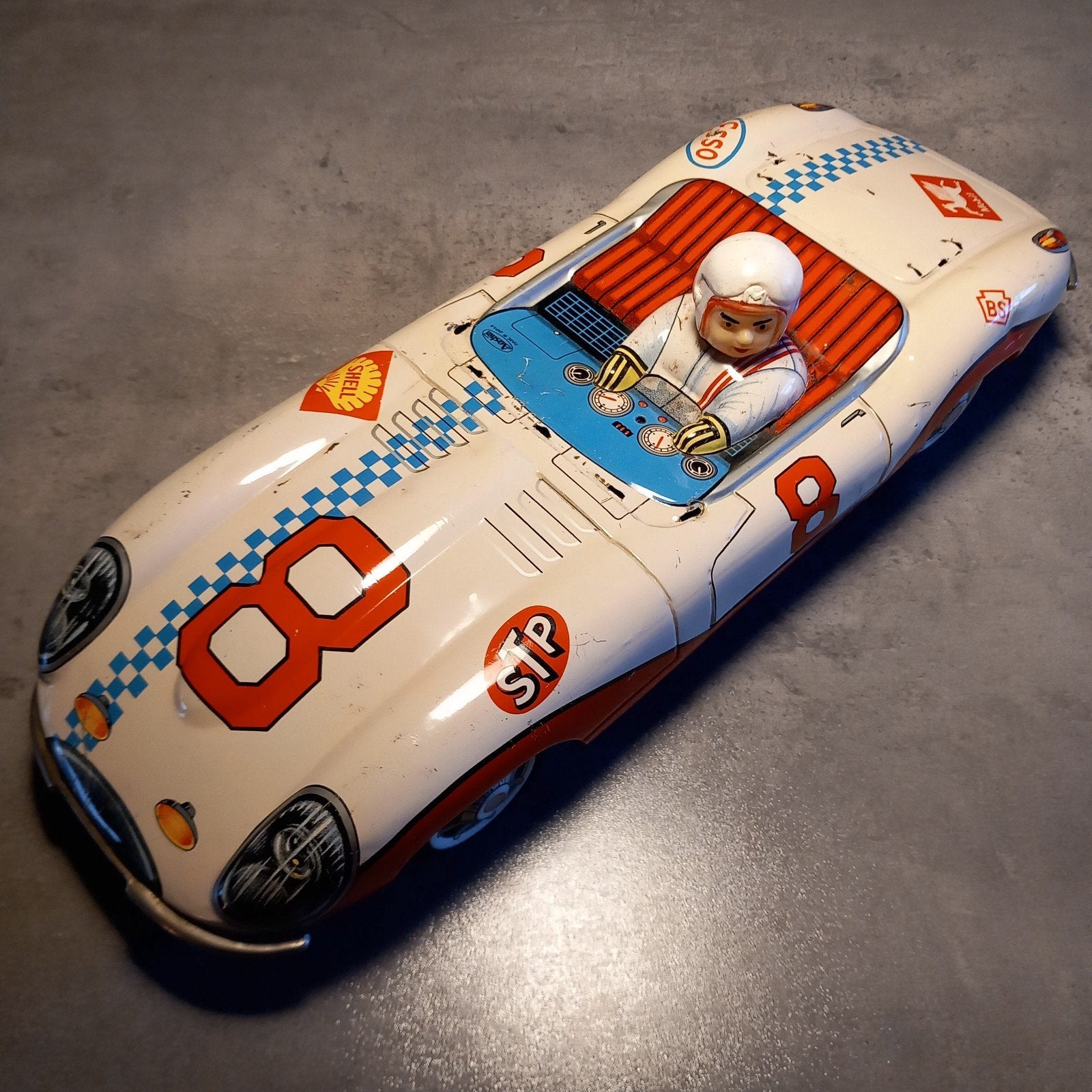 Blikken Jaguar E-type Aoshin, Ophalen of Verzenden, Gebruikt, Auto