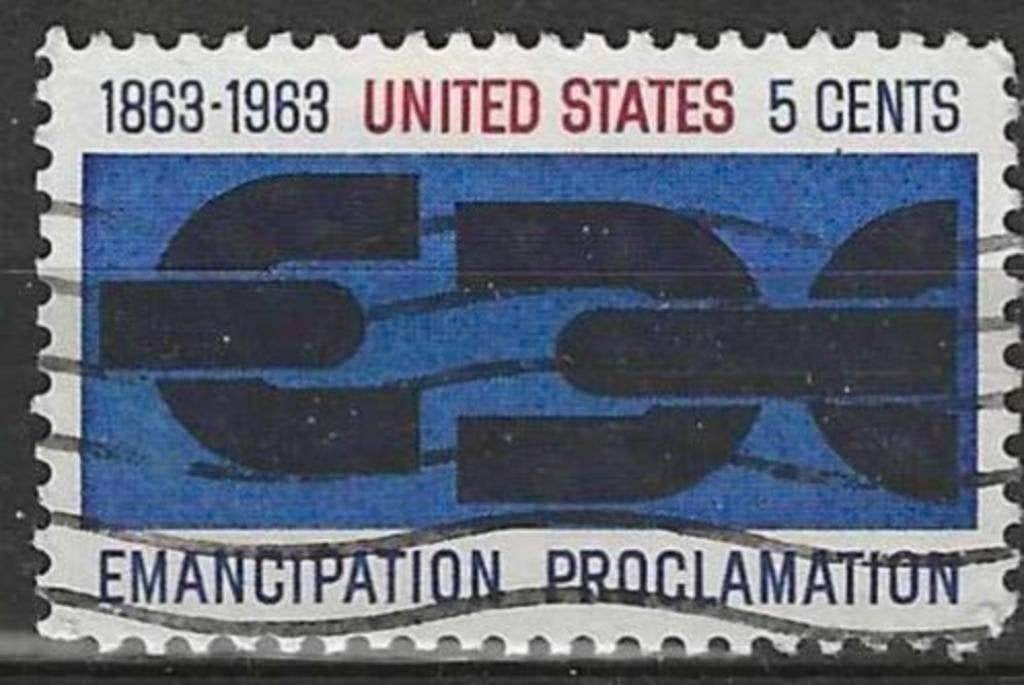 USA 1963 - Yvert 748 - Afschaffing v.d. slavernij (ST), Verzenden, Gestempeld, Noord-Amerika