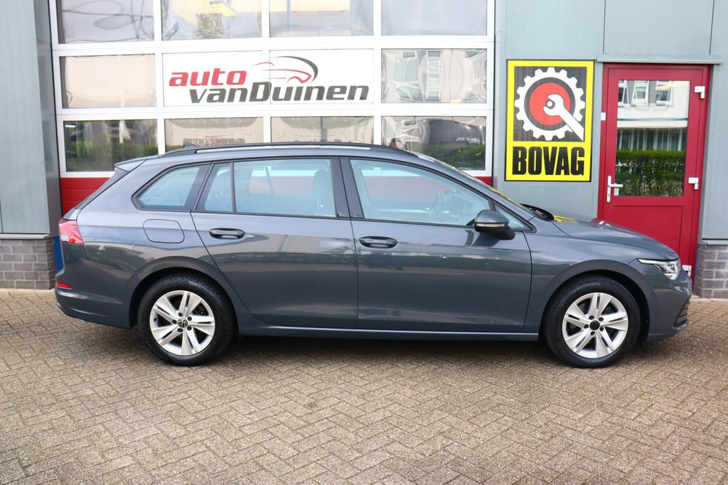 Volkswagen Golf Variant 1.0 eTSI Life O.a: PDC, ACC, Clima,, Stof, Gebruikt, Met garantie (alle), Origineel Nederlands