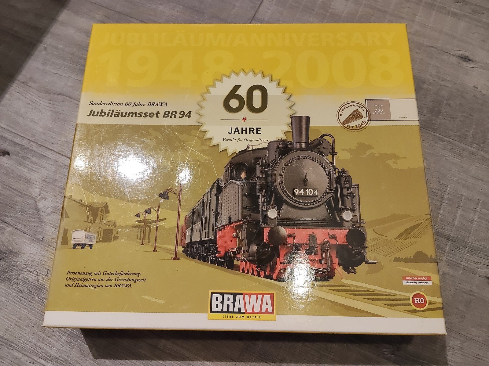 Brawa Jubileumset BR 94 - 60 Jaar Speciale Editie HO, Hobby en Vrije tijd, Modeltreinen | H0, Ophalen of Verzenden, Zo goed als nieuw
