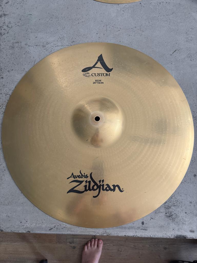 Zildjian A Custom Ride Cymbal 20 inch / 51cm, Muziek en Instrumenten, Drumstellen en Slagwerk, Ophalen of Verzenden, Gebruikt