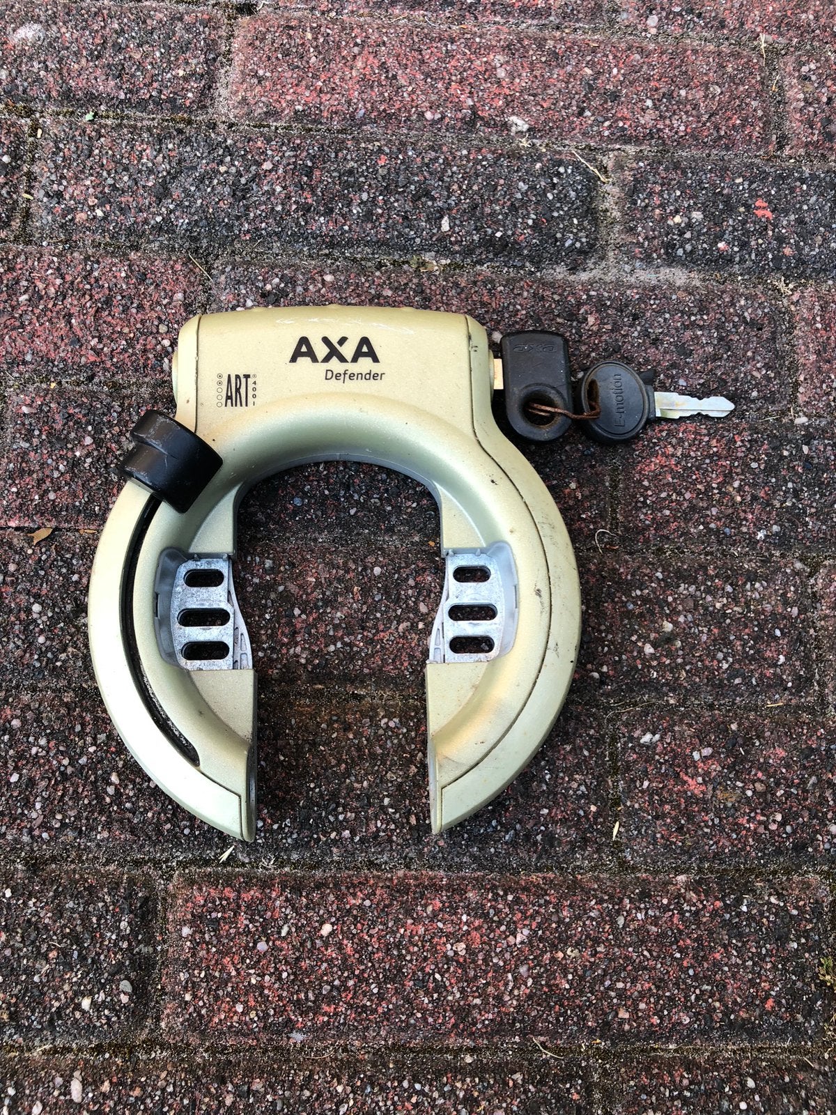 Axa slot, Verzenden, Gebruikt, Kettingslot
