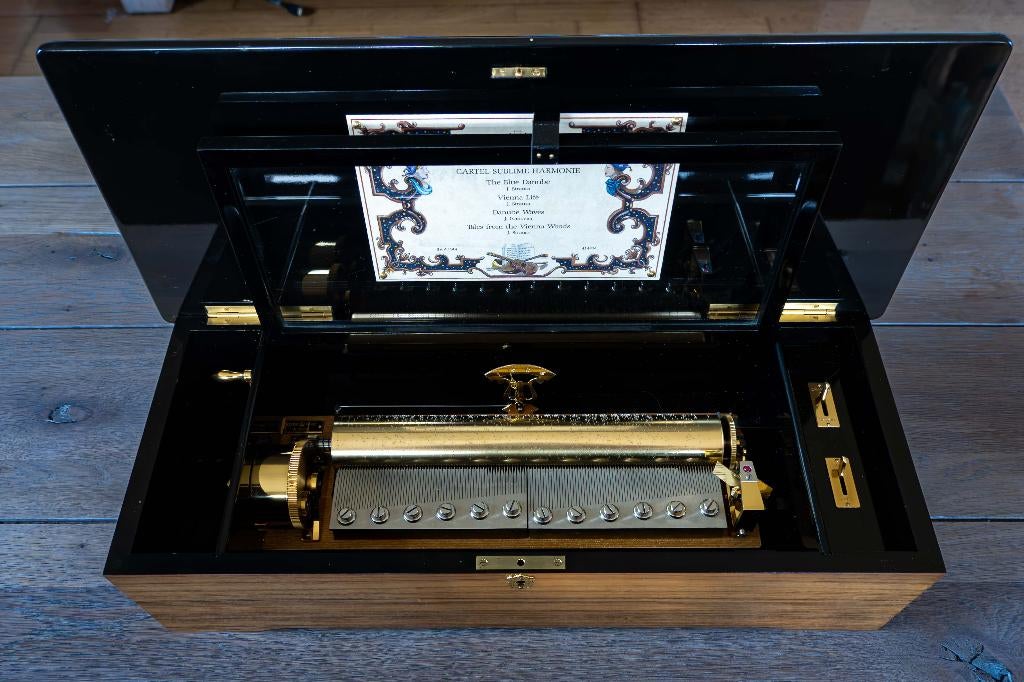 Speeldoos muziekdoos Reuge Grand Cartel 4.144 Strauss, Ophalen of Verzenden
