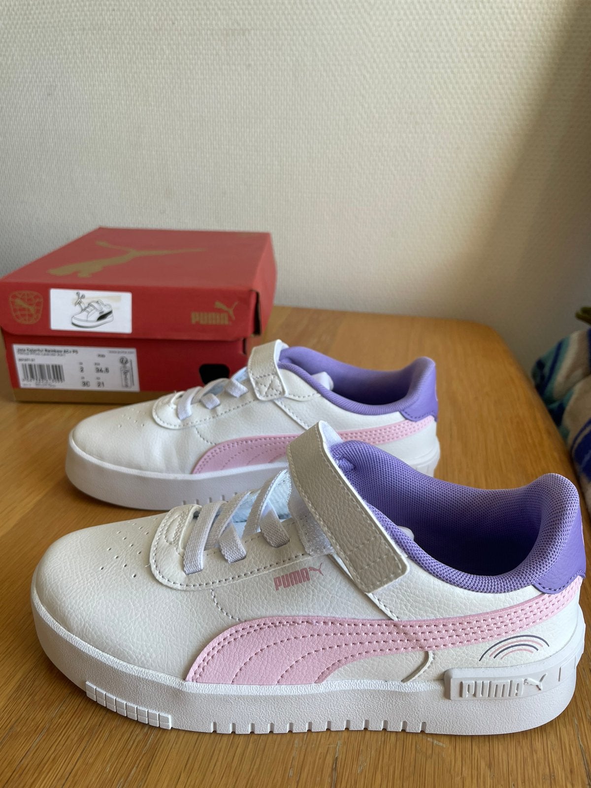 34.5 puma Sneakers Kind, Ophalen, Wit, Nieuw, Sneakers of Gympen