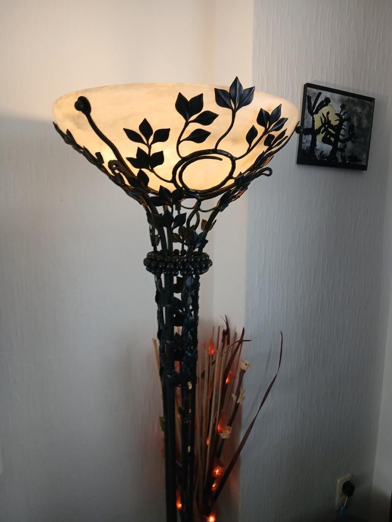 Echt kunst lamp hoge kwaliteit 475,, Ophalen of Verzenden, Glas