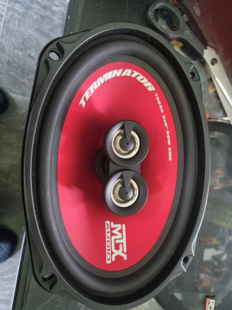 MTX Audio TR69C Terminator Coaxiale Speakers 6x9 inch, Auto diversen, Ophalen of Verzenden, Gebruikt