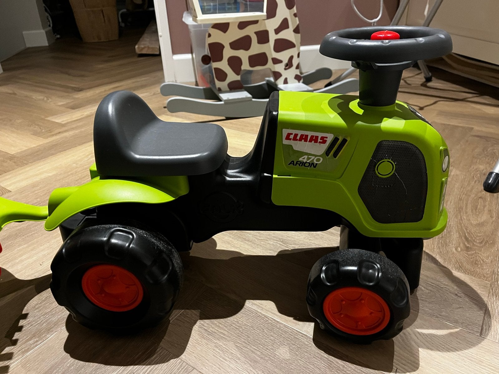 Claas Arion 470 Loopauto tractor met aanhanger, Ophalen, Zo goed als nieuw