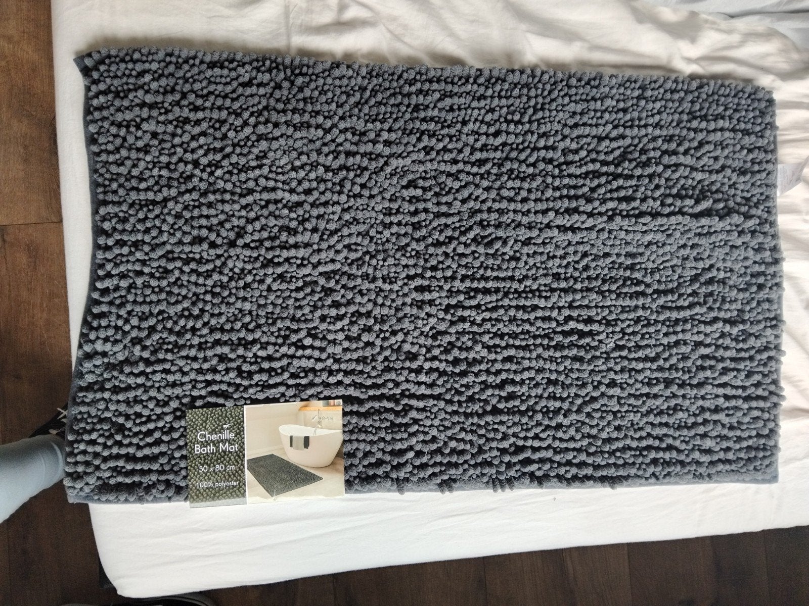 Badmat 50x80cm NIEUW, Ophalen of Verzenden, Nieuw, Grijs