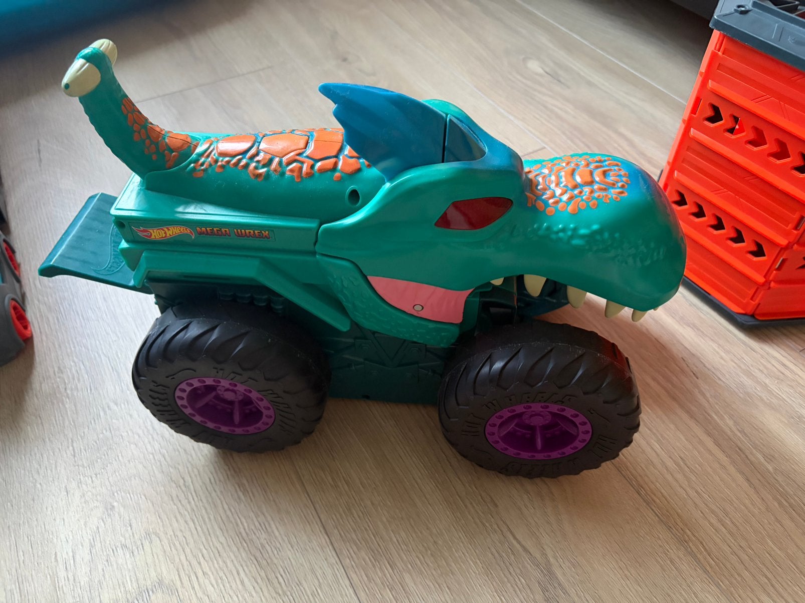 Hot wheels mega wrex, Kinderen en Baby's, Speelgoed | Speelgoedvoertuigen, Ophalen, Zo goed als nieuw