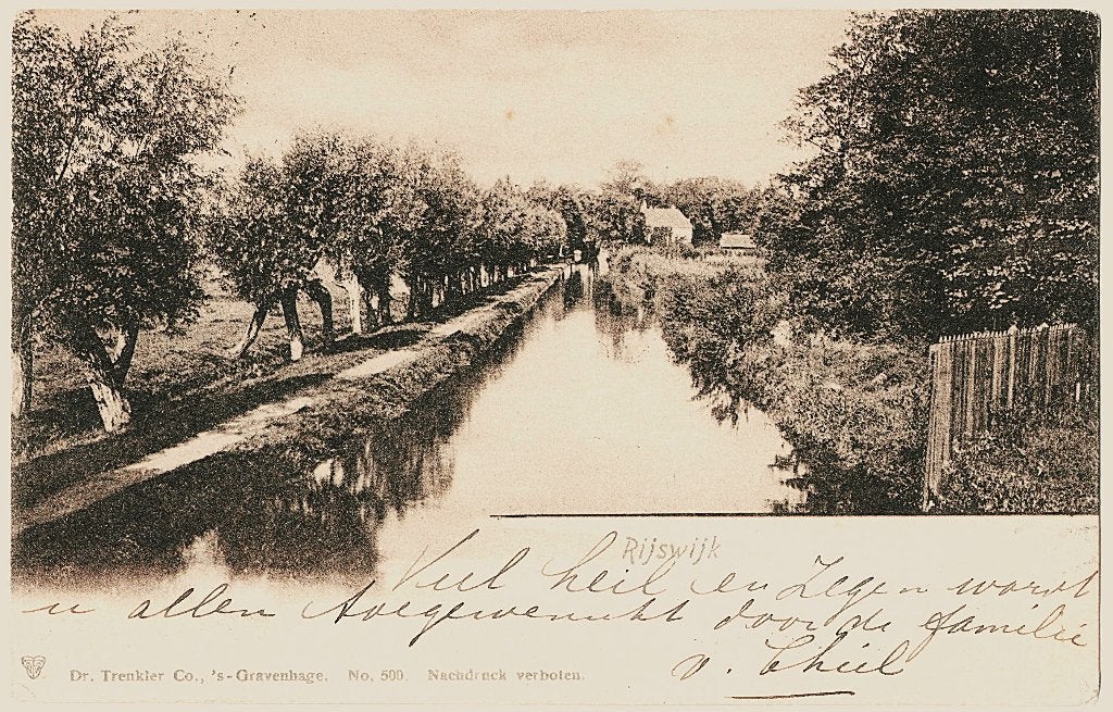 Rijswijk (ZH) 24, Thierenskade,gelopen 1907, richtprijs 4,50, Verzenden, Voor 1920, Gelopen, Zuid-Holland