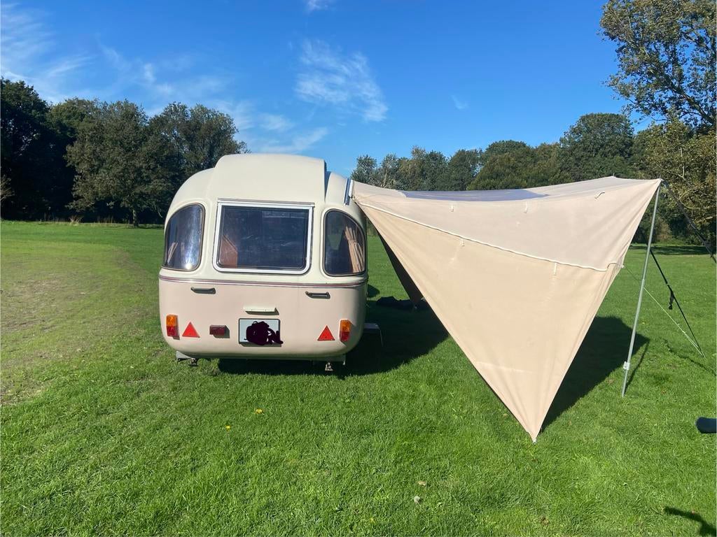 Biod retro caravanExtase 2L uit 1973, Caravans en Kamperen, Caravans, Particulier, 500 - 750 kg