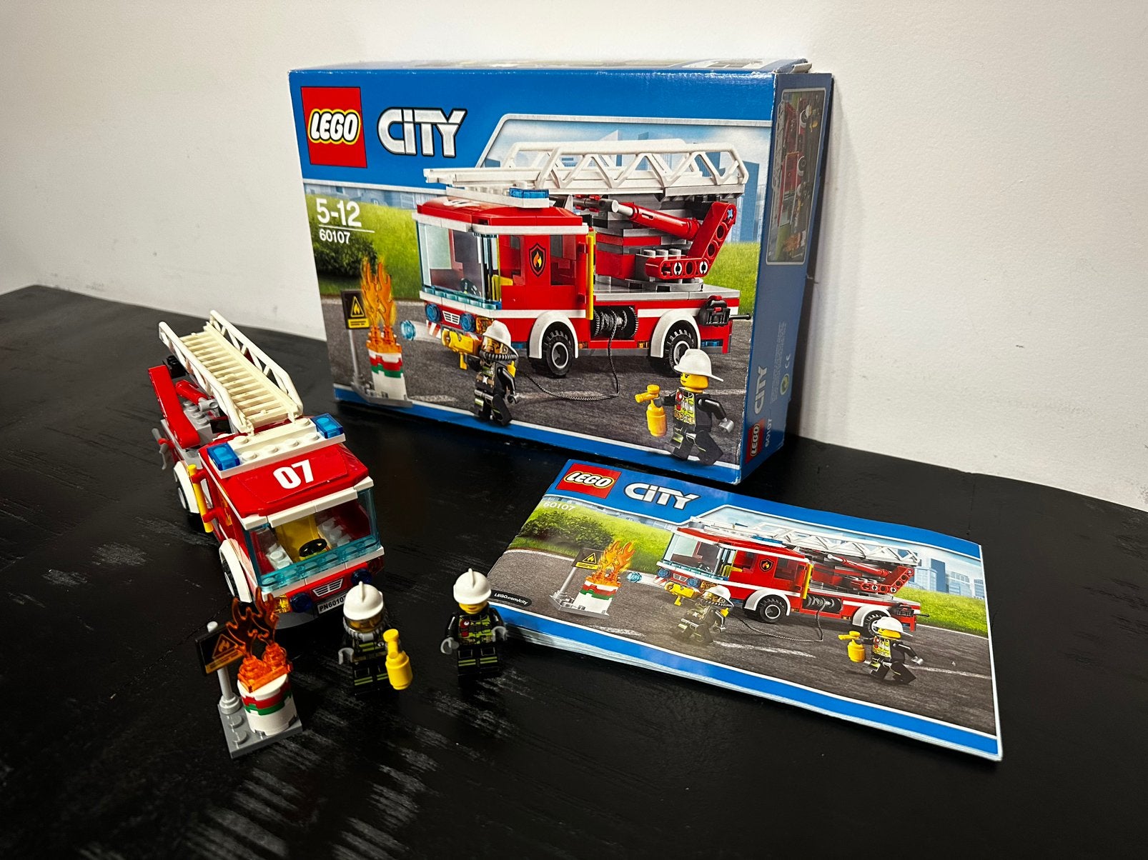 LEGO City 60107 Brandweer Ladderwagen, Kinderen en Baby's, Speelgoed | Duplo en Lego, Lego, Ophalen of Verzenden, Compleet, Complete set