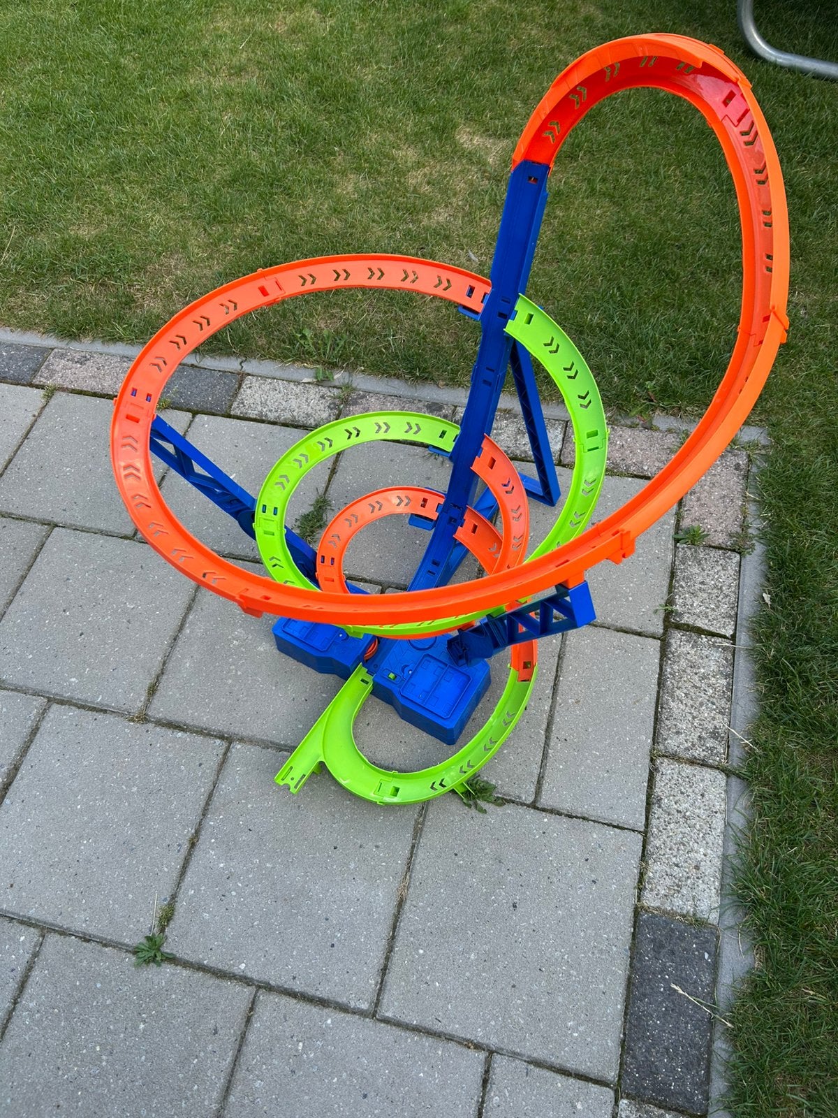 Hot Wheels Action Spiral Speed Crash /Cyclone Crash racebaan, Ophalen, Zo goed als nieuw, Elektrisch, Hot Wheels