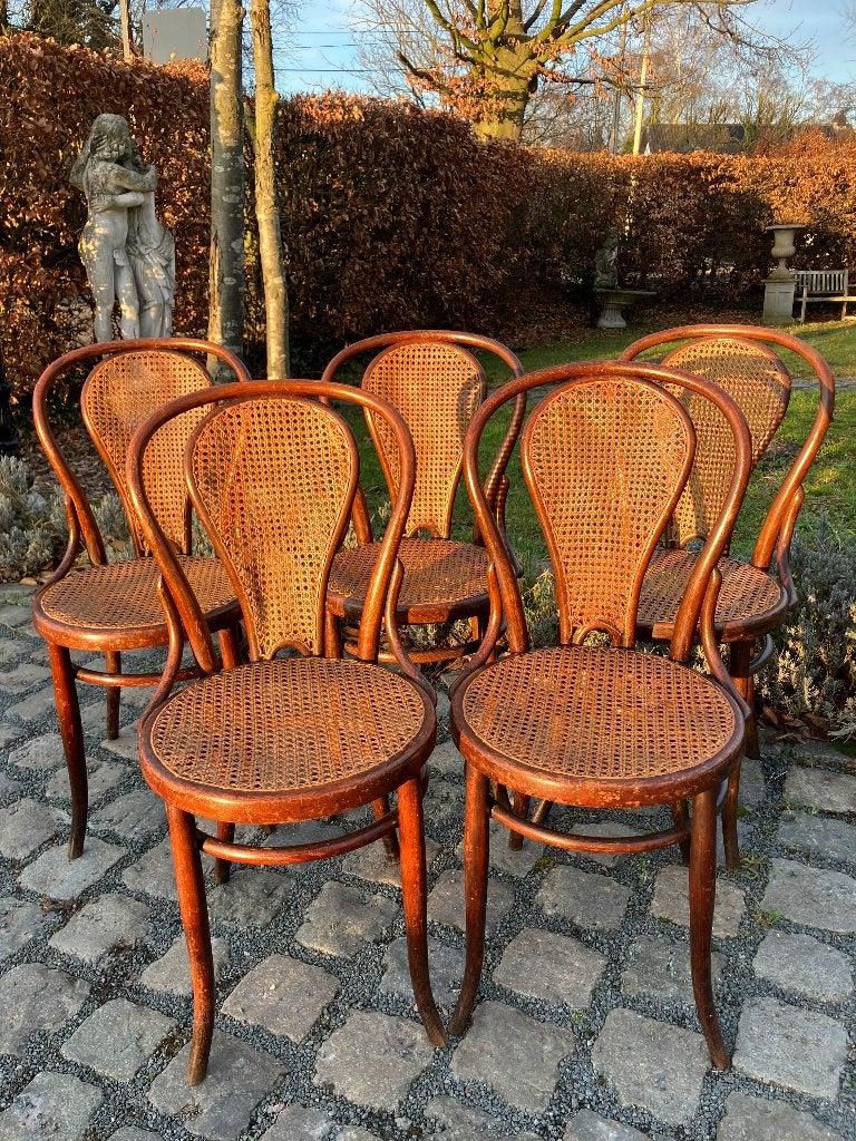 Originele Thonet stoelen uit 1920 ontwerp Josef Hoffmann!!!, Ophalen