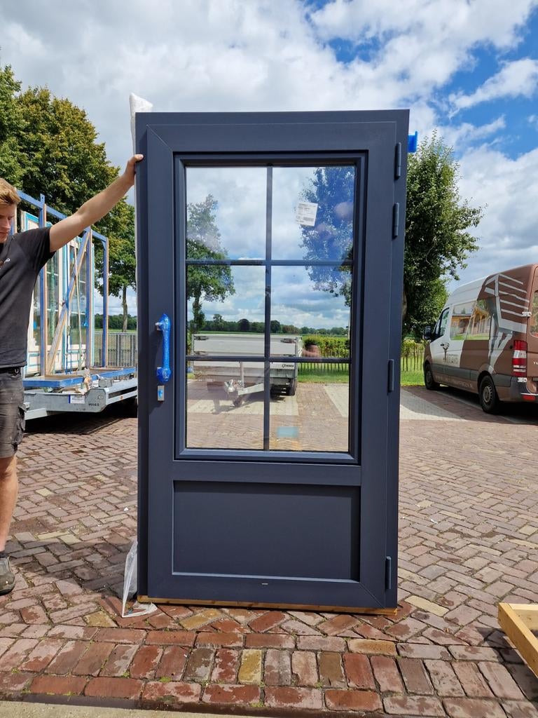 Nieuwe Belisol kunststof dubbele deur draaikiepraam loopdeur, Ophalen, 120 cm of meer, Nieuw, Buitendeur