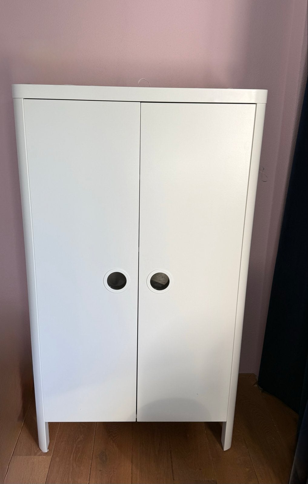 IKEA Busunge kledingkast - Wit, Ophalen, Gebruikt, 100 tot 150 cm, 50 tot 100 cm