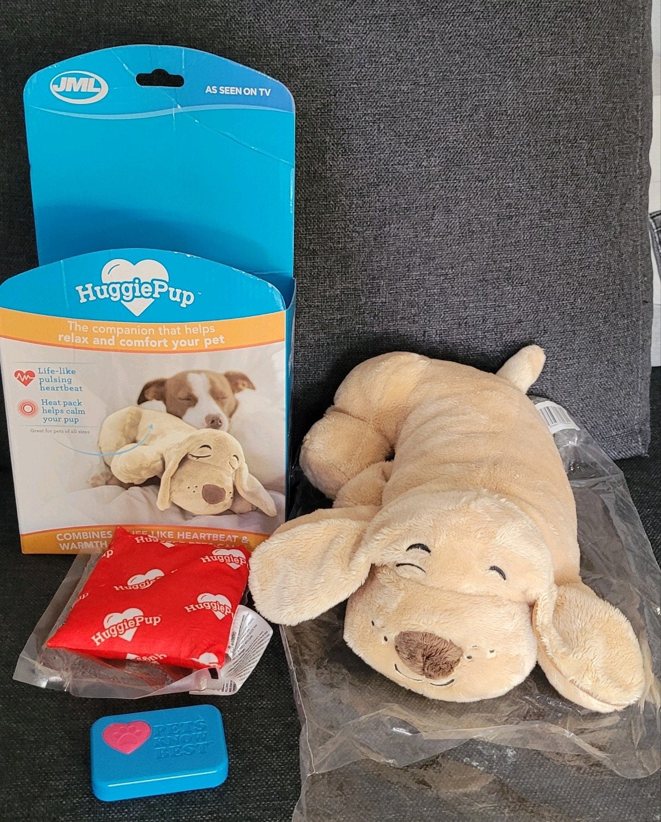 huggie pup knuffel, Ophalen of Verzenden, Nieuw, Hondenspeelgoed