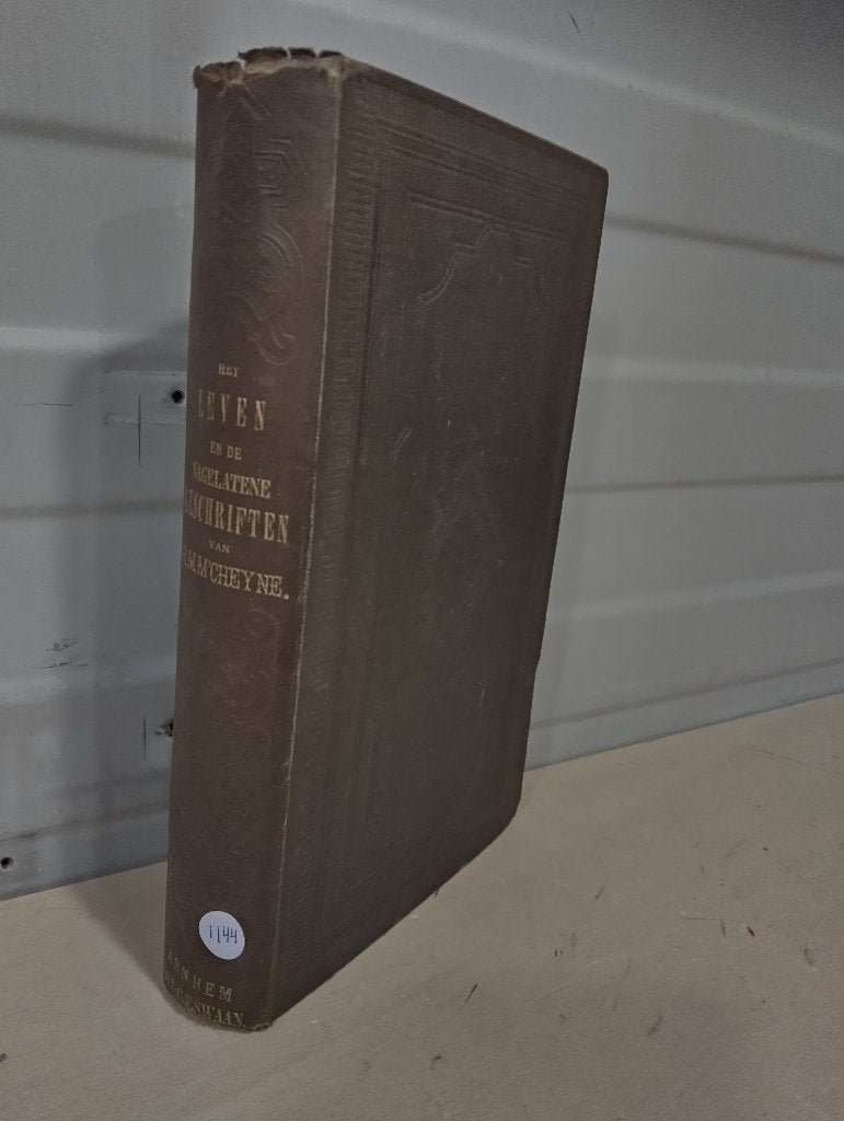 Nr. 1144 Robert M. M'Cheyne, 2 boeken, Het leven en leerrede, Antiek en Kunst, Ophalen of Verzenden, M'Cheyne, Robert M.