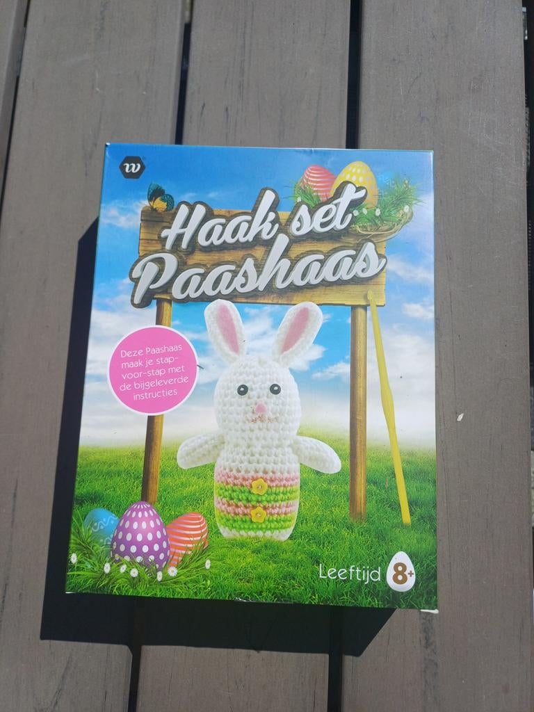 Paashaas haak setje, Hobby en Vrije tijd, Breien en Haken, Ophalen, Nieuw, Haken, Wol of Garen