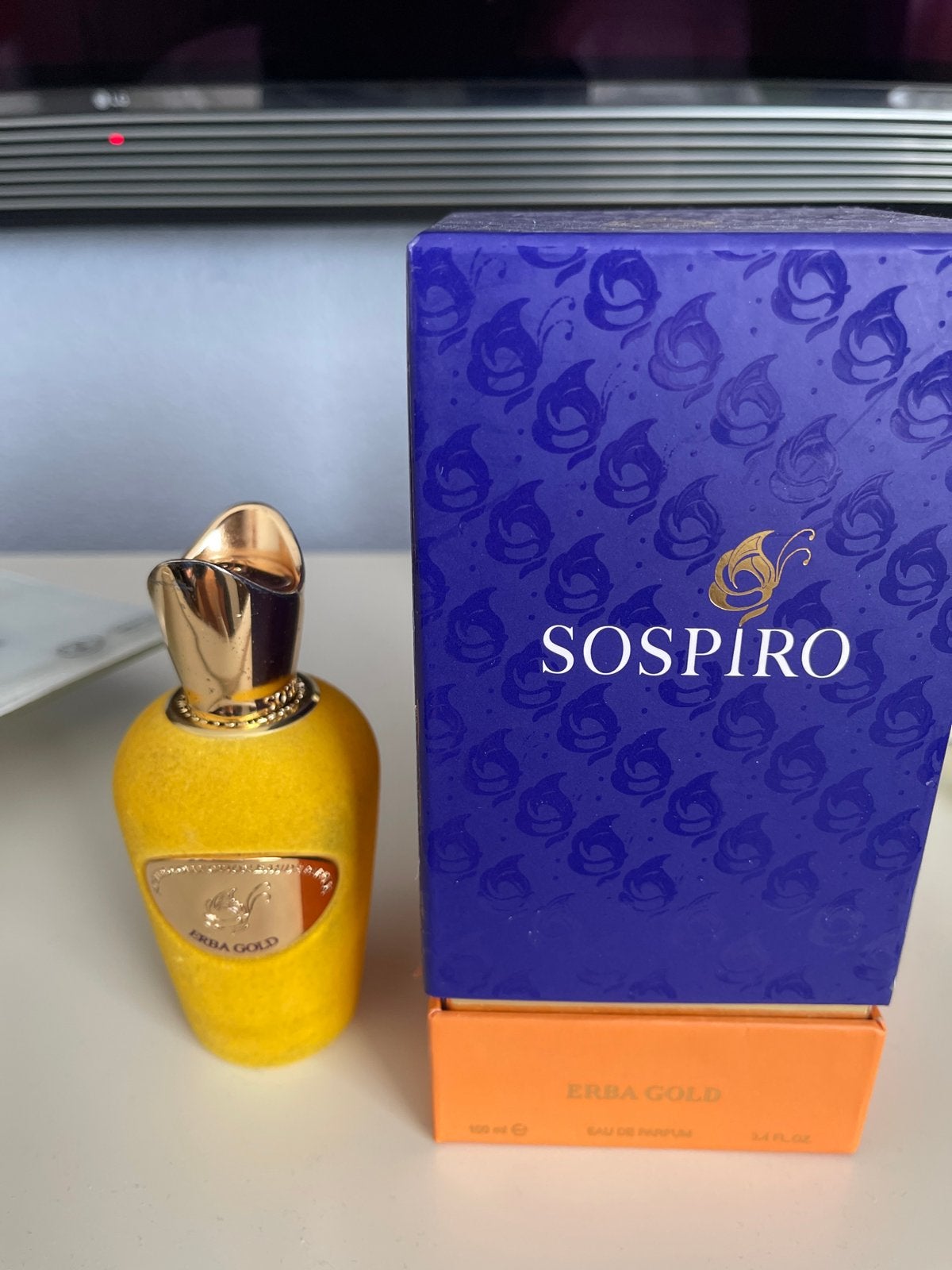 Sospiro Erba Gold Eau de Parfum 100ml, Ophalen of Verzenden, Zo goed als nieuw