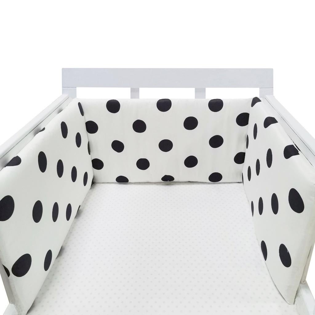 Il Bambini - bedbumper - hoofdbeschermer - wit met zwart, Ophalen of Verzenden, Nieuw