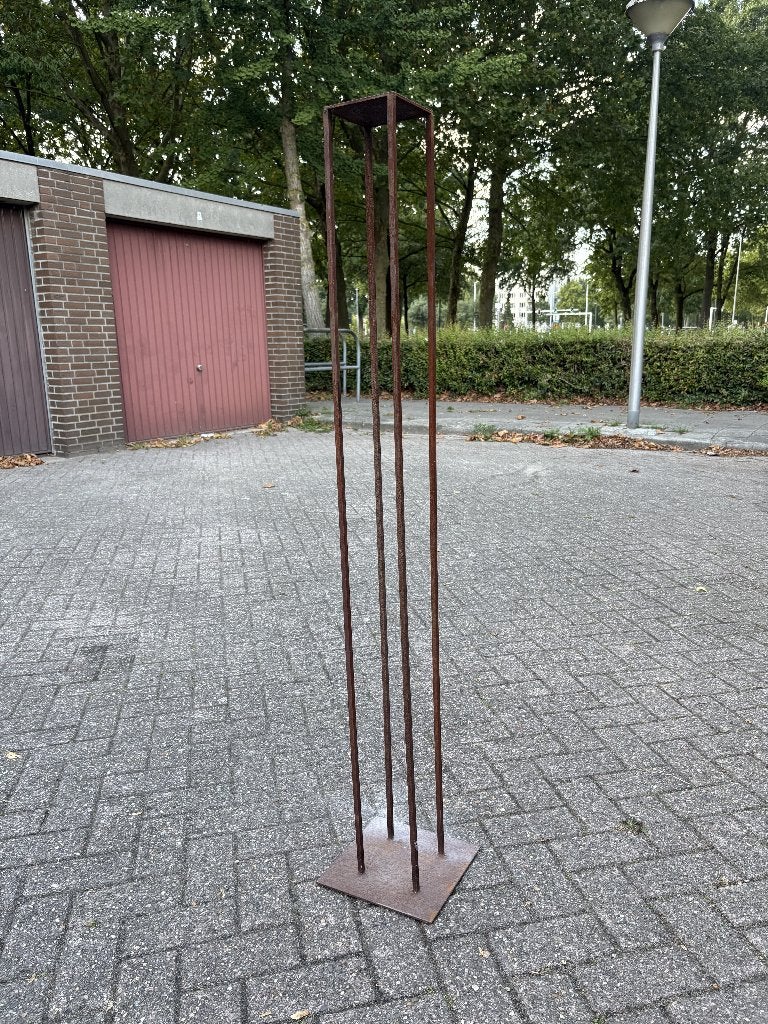 corten stalen sokkel, Ophalen, Gebruikt, Metaal, Bruin