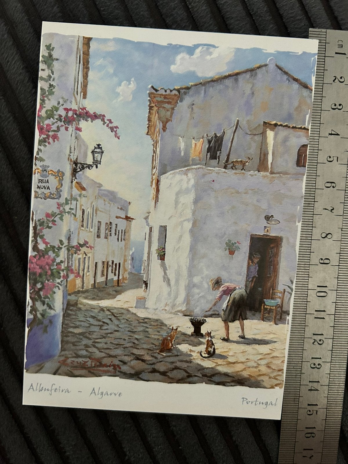 113. Kunstkaart Algarve Portugal, Ophalen of Verzenden, Ongelopen