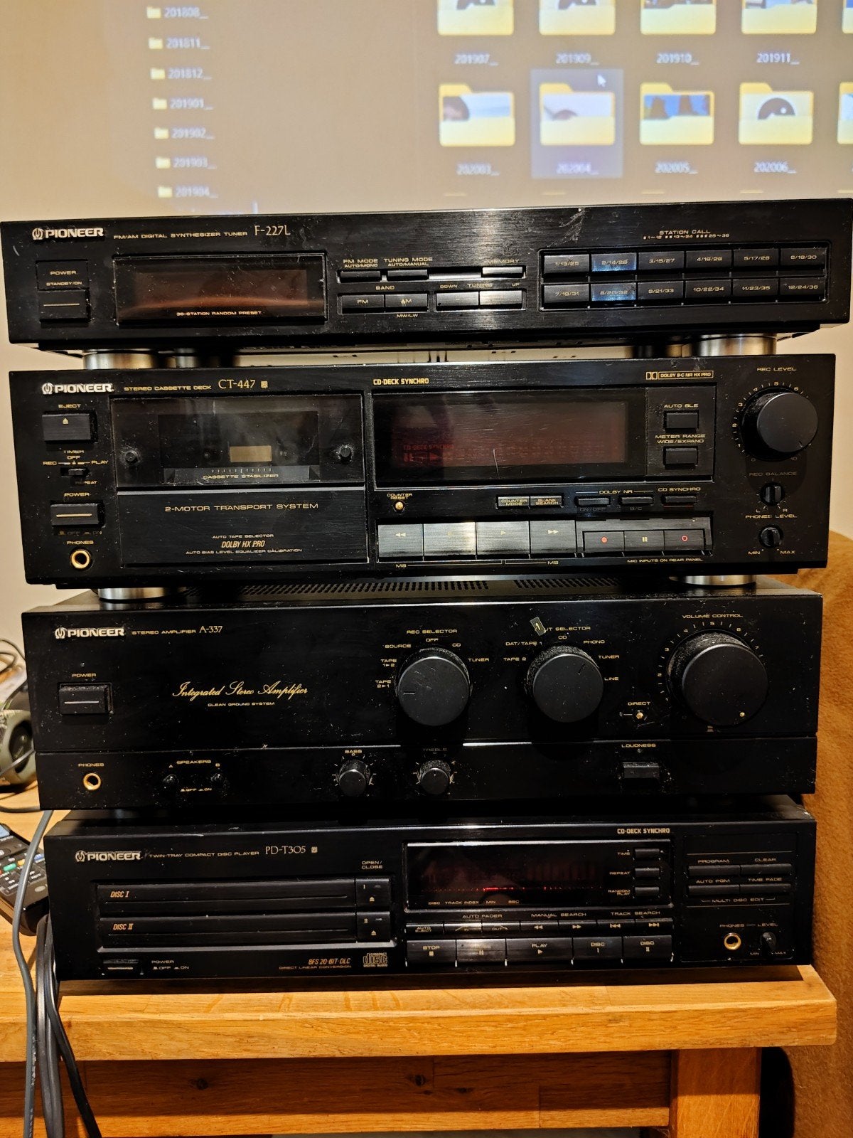 Pioneer Stereo Set: Versterker, CD, Cassette, Tuner, Audio, Tv en Foto, Stereo-sets, Ophalen, Gebruikt, Tuner of Radio, Losse componenten