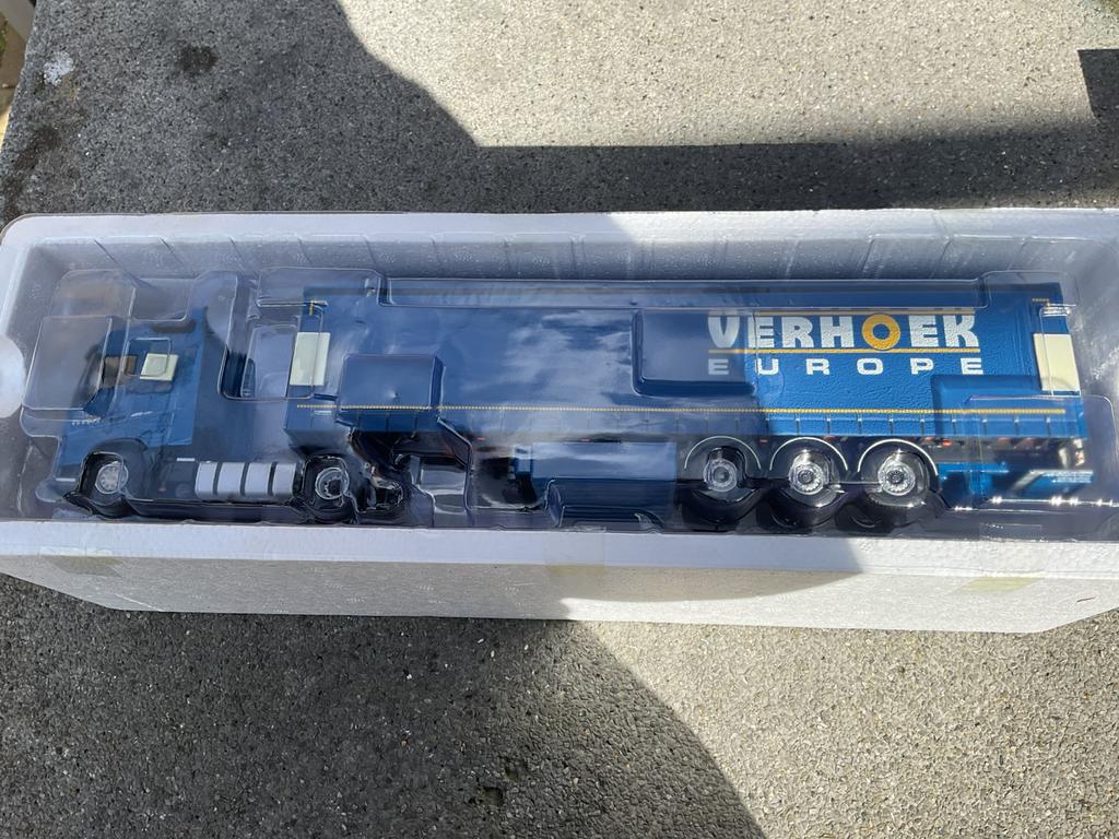 Verhoek europe Volvo miniatuur 1 op 50, Hobby en Vrije tijd, Ophalen of Verzenden, Nieuw, Bus of Vrachtwagen, Wsi