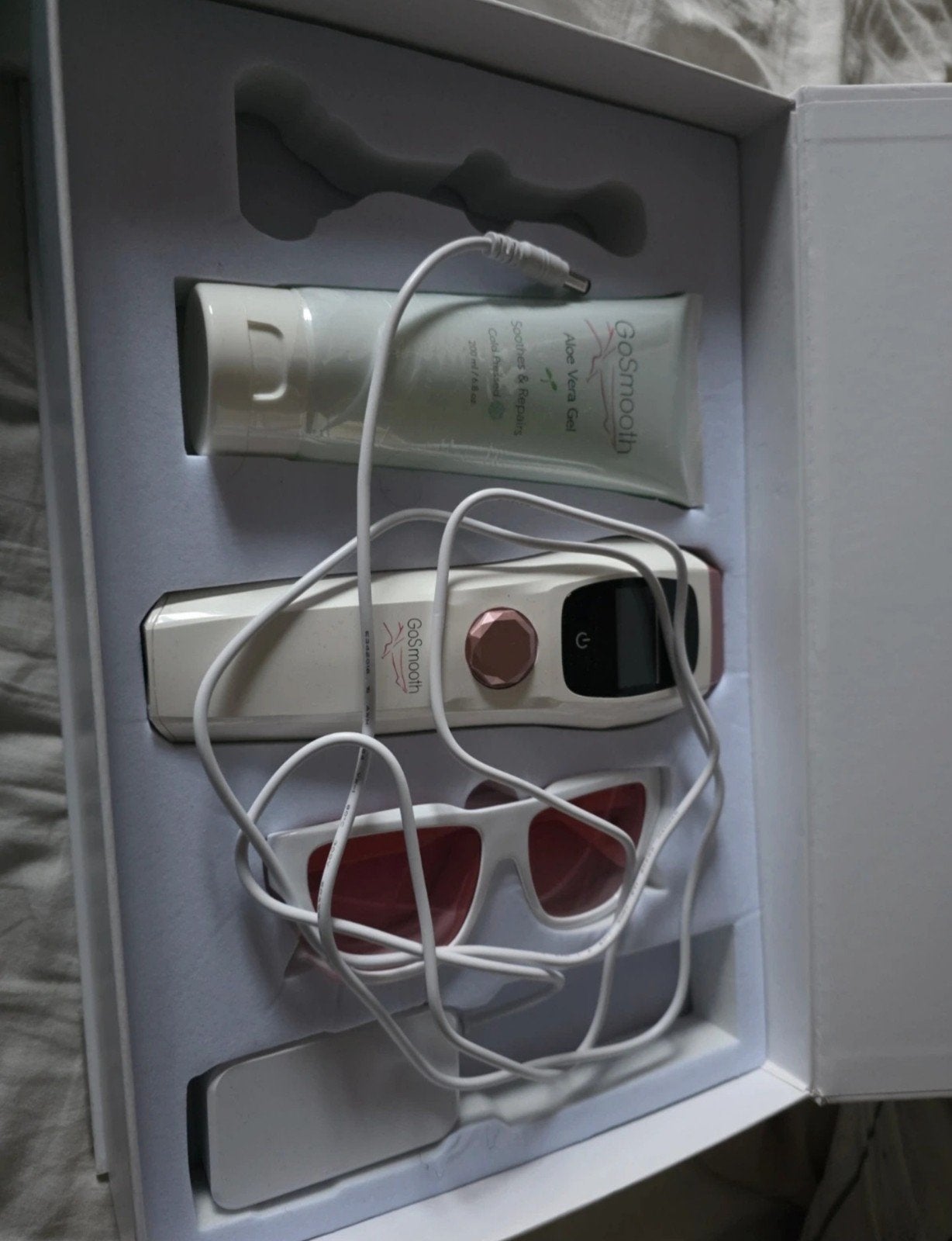 GoSmooth Pro IPL Laser Ontharingsapparaat, Ophalen of Verzenden, Zo goed als nieuw, Scheren en Epileren