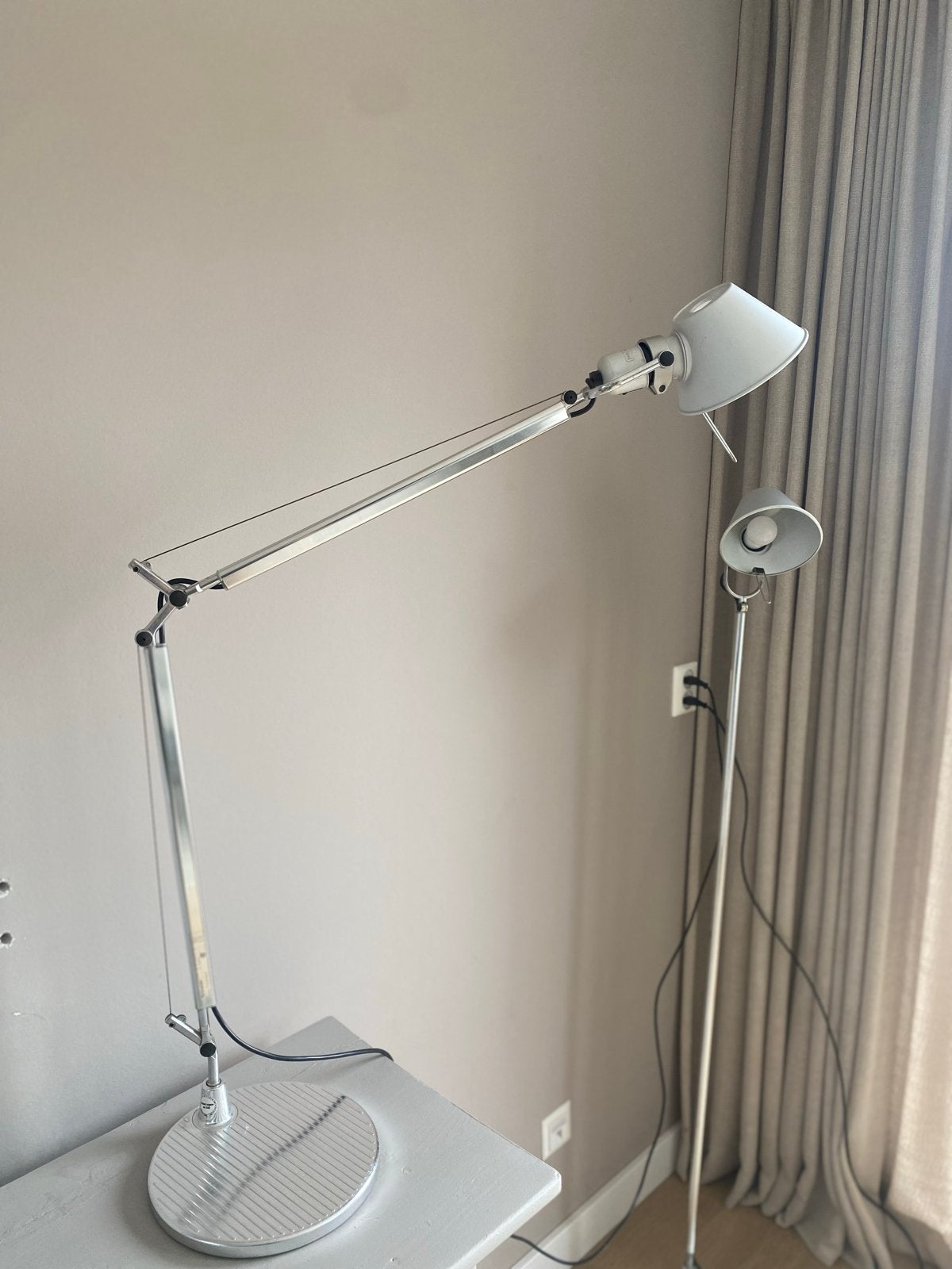 Artemide Tolomeo Bureaulamp, Bureaulamp, Ophalen of Verzenden, Metaal, Gebruikt