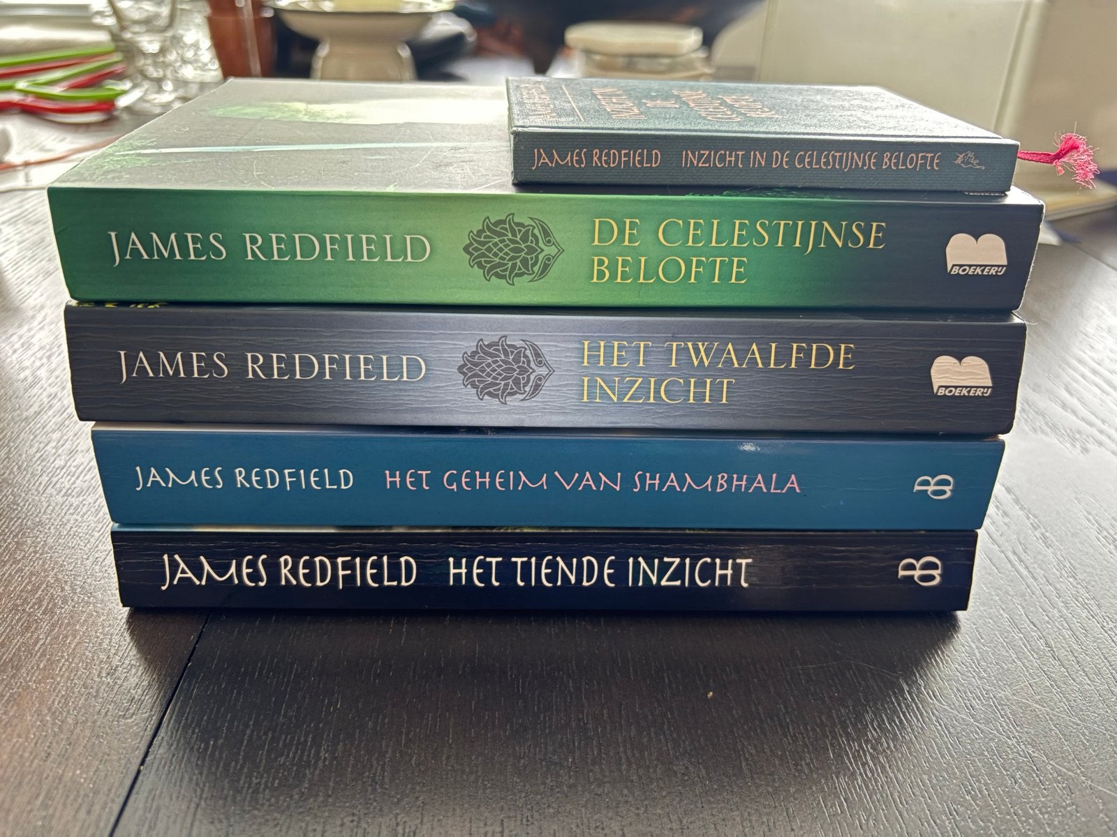 James Redfield: De Celestijnse Belofte serie (4 boeken), Ophalen of Verzenden, Gelezen, Spiritualiteit algemeen, Verhaal of Roman
