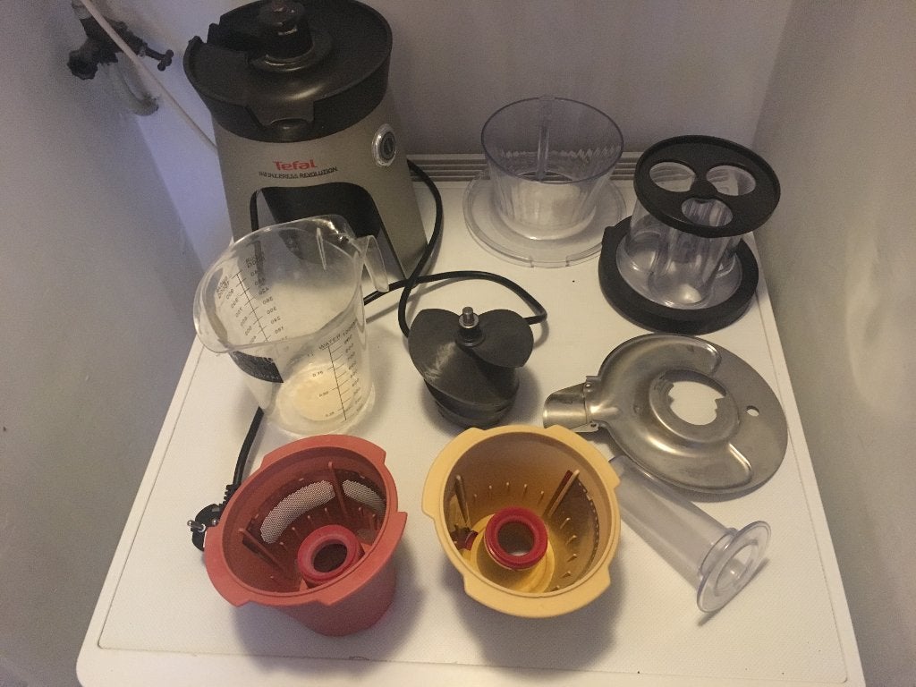 TEFAL Infiny Press Revolution slow juicer 300 W 1L, Ophalen of Verzenden, Gebruikt, Elektrisch, Slowjuicer