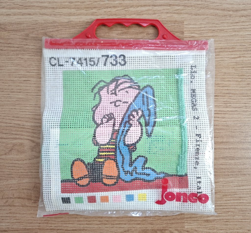 Borduurpakket CL-7415/733 Linus van Pelt (Peanuts) van Jonco, Hobby en Vrije tijd, Ophalen of Verzenden, Nieuw, Handborduren, Borduurpakket