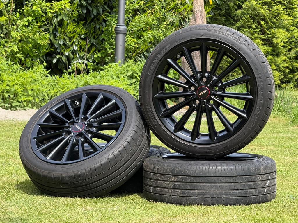 17 inch JCW Multi Spoke Style 505 velgen Jet Black MINI F56, Ophalen, Banden en Velgen, 17 inch, 205 mm