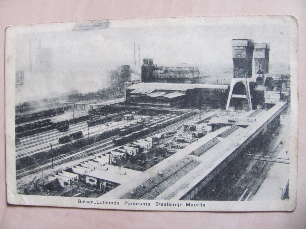 Geleen 1913 Lutterade, Prins maurits Staatsmijn, Ophalen of Verzenden, Voor 1920, Gelopen, Limburg