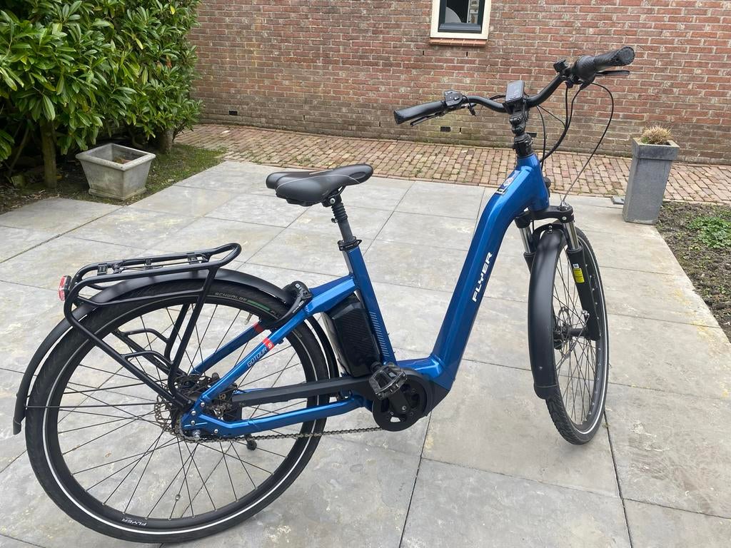 Flyer E Bike Gotour 5 2021 lichtblauw, Fietsen en Brommers, Elektrische fietsen, Overige merken, Gebruikt, Ophalen of Verzenden