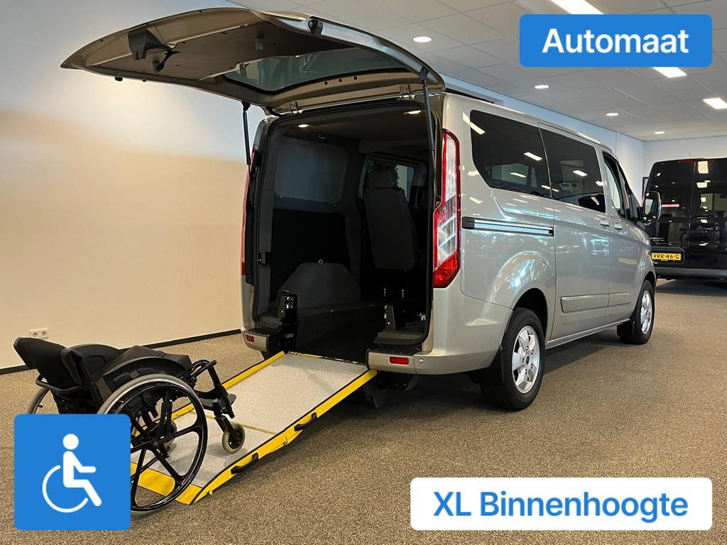Ford Transit Custom L1H1 Rolstoelbus Automaat XXL-Ombouw (15, Automaat, 12 maanden, Stof, Euro 6