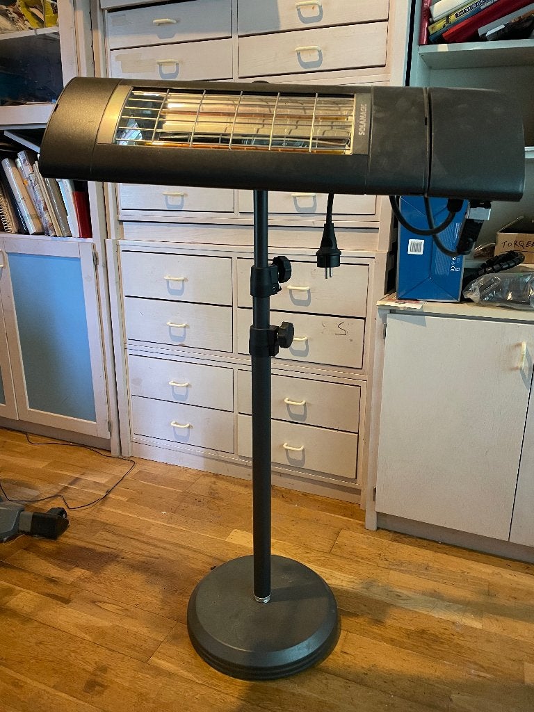 Solamagic S1+ 2000W HP Terrasverwarmer op Statief, Tuin en Terras, Draaibaar, Vloer, Nieuw, Ophalen