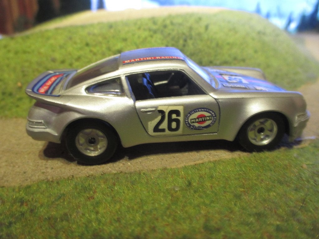 Porsche 911 Carrera RSR Martini 1974 - Jet Car de Norev 839, Hobby en Vrije tijd, Modelauto's | 1:43, Ophalen of Verzenden, Gebruikt