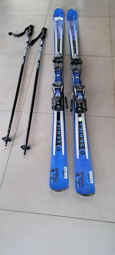 Complete ski set 170cm met stokken - Klaar voor de piste!, Ophalen, 160 tot 180 cm, Gebruikt, Atomic