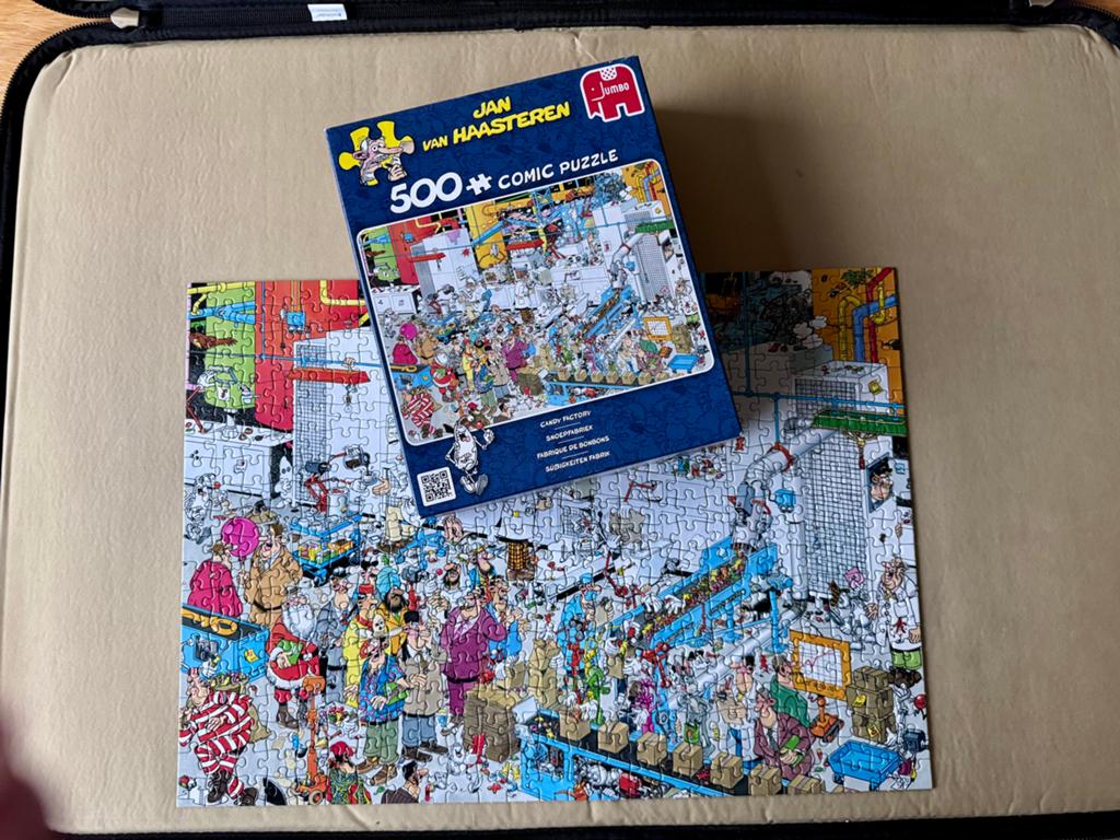 Jan van Haasteren Snoepfabriek 500 stukjes, Ophalen, 500 t/m 1500 stukjes, Gebruikt, Legpuzzel