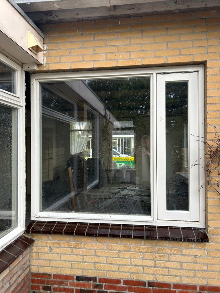 Houten kozijn HR++ glas 5 jaar oud in goede staat, Ophalen, Zo goed als nieuw, Hout, Raamkozijn